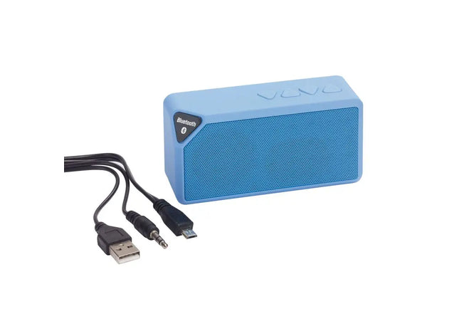 CUBOID Kabelloser Lautsprecher Blau - Kompakt, Moderner Sound TK Gruppe® Grosshandel 