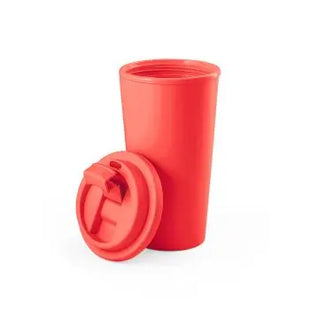 CUPPARI Reisebecher 300ml aus 100% PP – Leuchtend Rot TK Gruppe® Grosshandel 