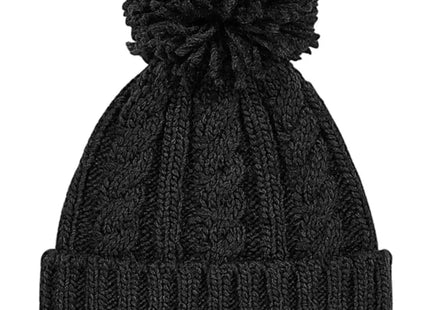 Cable Knit Melange Beanie TK Gruppe® Grosshandel 