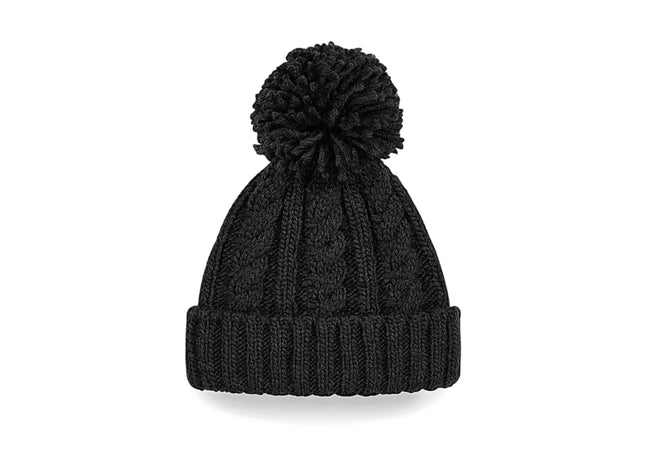 Cable Knit Melange Beanie TK Gruppe® Grosshandel 