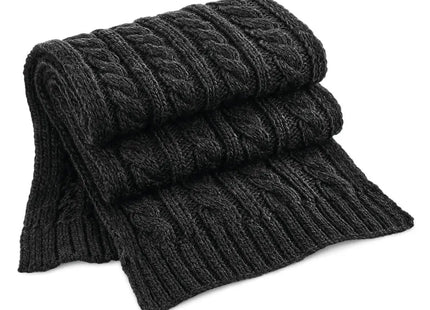 Cable Knit Melange Scarf TK Gruppe® Grosshandel 