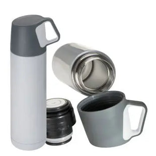 Calera Thermokanne, Vakuumisoliert, Elegant & Praktisch, 1L - Weiß TK Gruppe® Grosshandel 