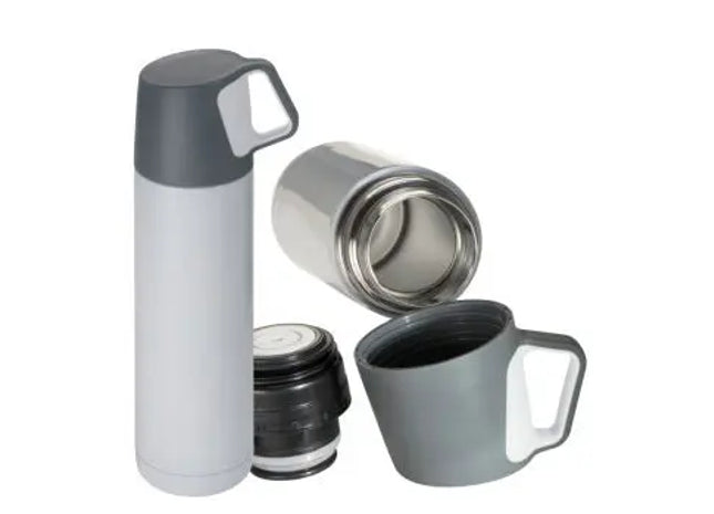 Calera Thermokanne, Vakuumisoliert, Elegant & Praktisch, 1L - Weiß TK Gruppe® Grosshandel 
