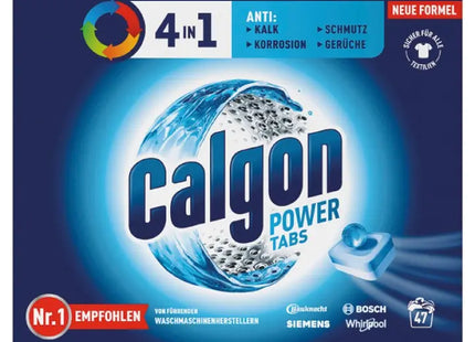 Calgon 4in1 Power Tabs, 47 Stück - Wasserenthärter & Kalkschutz für Haushaltsgeräte TK Gruppe® Grosshandel 
