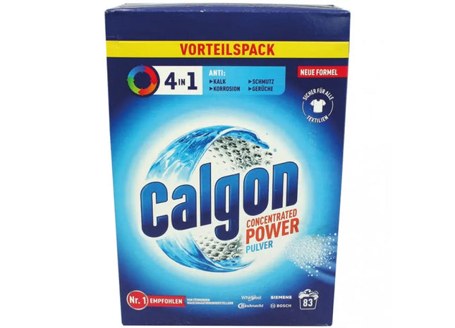 Calgon 4in1 Wasserenthärter Pulver, 2075g - Zweiphasen-Schutz für Waschmaschinen TK Gruppe® Grosshandel 