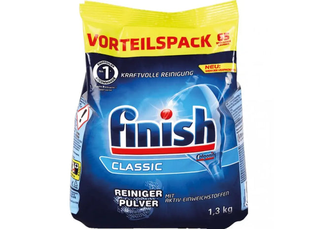 Calgonit Finish Classic Reinigungspulver 1,3kg - Kraftvolle Spülmaschinenreinigung TK Gruppe® Grosshandel 