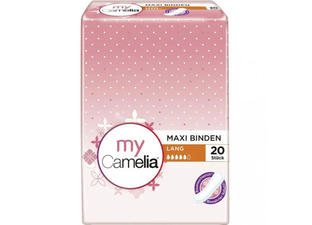 Camelia Maxi-Binden Super, 24 Stück - Höchste Saugkraft für ultimativen Schutz TK Gruppe® Grosshandel 