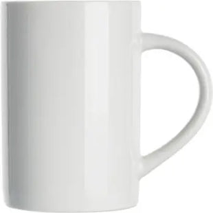 Carla Tasse mit individuellem 1c Druck, 300 ml - Puristisch Weiß TK Gruppe® Grosshandel 