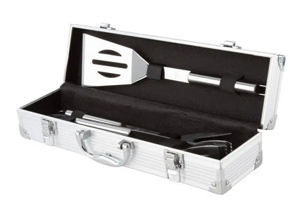 Carolina Deluxe BBQ-Set in Silber – Komplettpaket für Grillmeister TK Gruppe® Grosshandel 