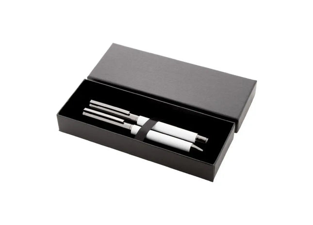 Carrol Schreibset in Weiß - Elegantes Büroausstattungs-Set TK Gruppe® Grosshandel 