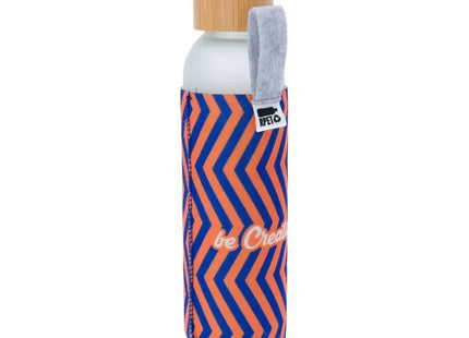 CarryFelt Glasflasche mit Schutzhülle, 500ml - Klassisch Weiß TK Gruppe® Grosshandel 