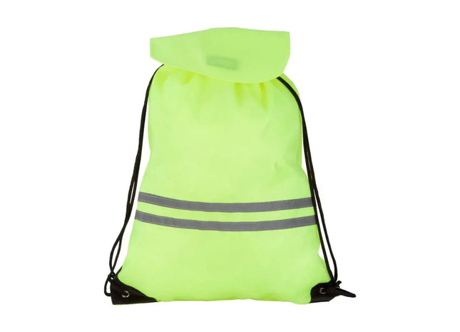 Carrylight Reflektor-Turnbeutel - neon-gelb, sicher und auffällig TK Gruppe® Grosshandel 
