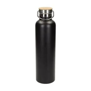 Cascada Vakuumisolierflasche 1 Liter - Tiefes Schwarz, Elegant & Funktional TK Gruppe® Grosshandel 