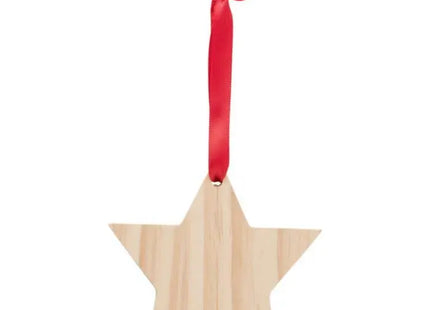 Caspian Holz-Weihnachtsanhänger: Festliche Baumdekoration TK Gruppe® Grosshandel 