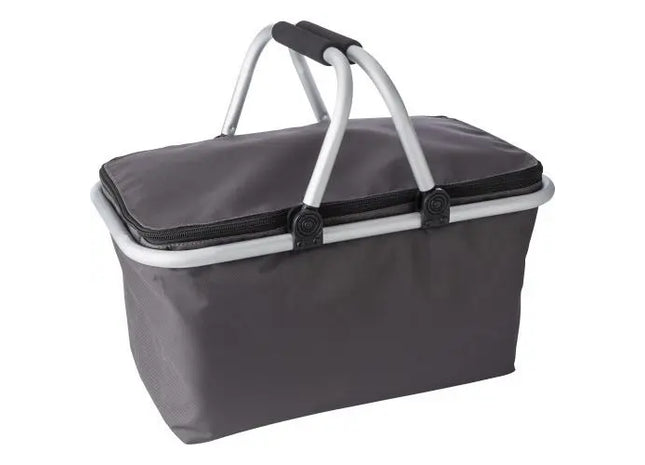 Cassian Einkaufskorb aus Polyester in Edlem Grau TK Gruppe® Grosshandel 