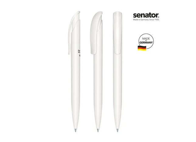 Challenger Matt Recycled Druckkugelschreiber in Weiß - Öko-Freundlich & Stilvoll TK Gruppe® Grosshandel 