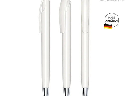 Challenger Polished MT Druckkugelschreiber in Weiß - Eleganz & Funktionalität TK Gruppe® Grosshandel 