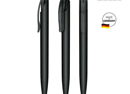 Challenger Soft Touch Druckkugelschreiber in Schwarz - Weich & Elegant TK Gruppe® Grosshandel 