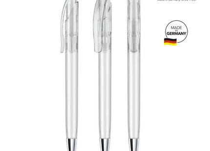 Challenger Transparent MT Druckkugelschreiber - Reinweiß TK Gruppe® Grosshandel 