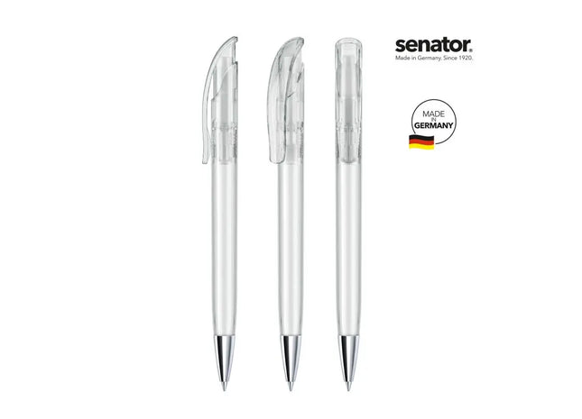 Challenger Transparent MT Druckkugelschreiber - Reinweiß TK Gruppe® Grosshandel 