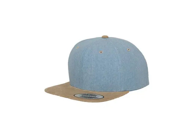 Chambray-Suede Snapback: Stilvoll, Verstellbar, Hochwertige Materialien TK Gruppe® Grosshandel 