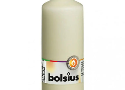 Champagne-Colored Pillar Candle 150mm x 58mm - Elegant & Long-Burning TK Gruppe® Grosshandel 