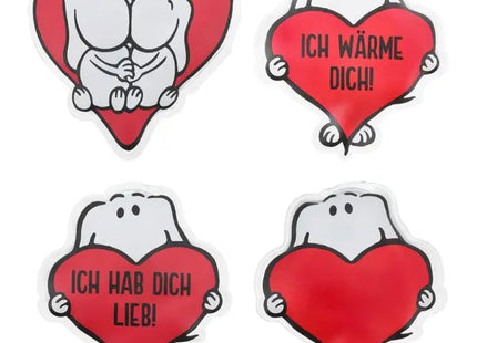 Charly Taschenheizkissen in Herzform, 4 Farben Verfügbar - Mobile Wärmequelle TK Gruppe® Grosshandel 