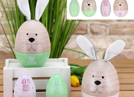 Charmante Osterhasen-Dose - 2er Set - Dekorative Frühlingshasen TK Gruppe® Grosshandel 