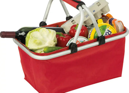 Charmanter Einkaufskorb Baden-Baden in leuchtendem Rot TK Gruppe® Grosshandel 