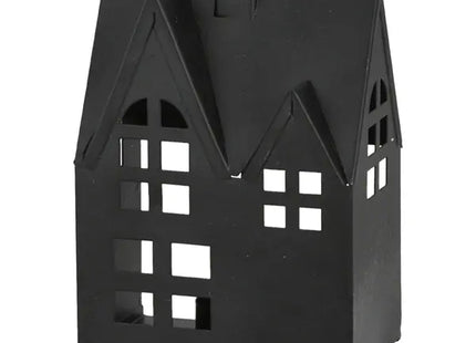 Charmantes Teelichthalter-Haus, 14x10 cm, Kompakte Kerzenlicht-Deko TK Gruppe® Grosshandel 