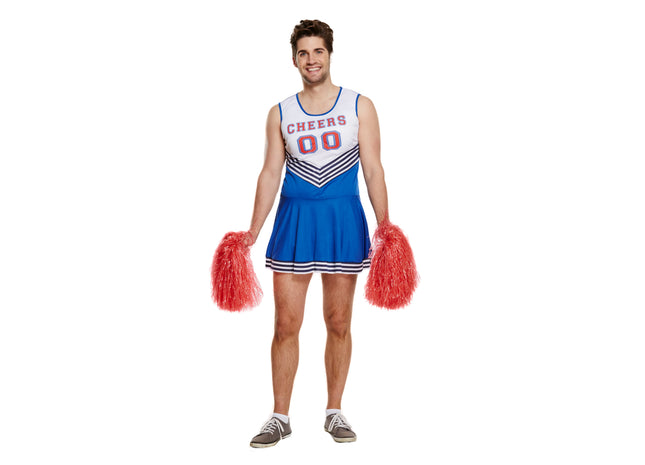 Cheerleader-Kostüm für Erwachsene für Männer, sportliches Outfit TK Gruppe® Grosshandel 