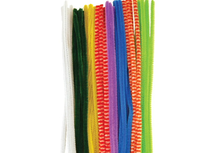 Chenille-Bastelstiele-Set, 30 cm, flexible Pfeifenreiniger für DIY-Projekte und Kunsthandwerk TK Gruppe® Grosshandel 