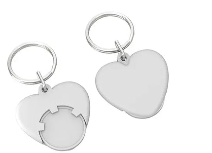 Chiphalter mit 1€ Herzform-Chip in Reinweiß TK Gruppe® Grosshandel 