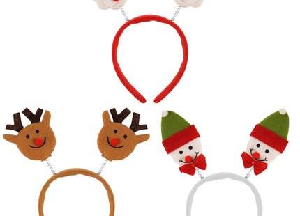 Christbaum Schmuck-Set 'Head Bopper' – 3 festliche Weihnachtsdekorationen TK Gruppe® Grosshandel 