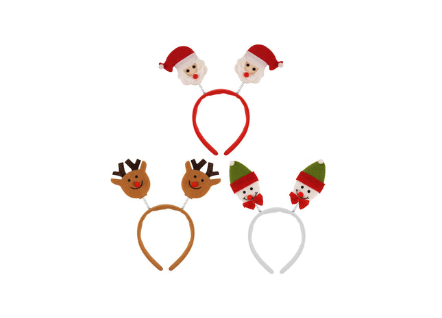 Christbaum Schmuck-Set 'Head Bopper' – 3 festliche Weihnachtsdekorationen TK Gruppe® Grosshandel 