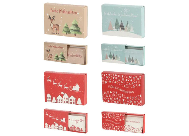 Christmas Themed Money Gift Boxes, Set of 4 TK Gruppe® Grosshandel 