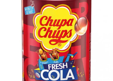 Chupa Chups Cola Assortment: 100-Piece 1200g Cola Flavored Lollipops in a Can TK Gruppe® Grosshandel 