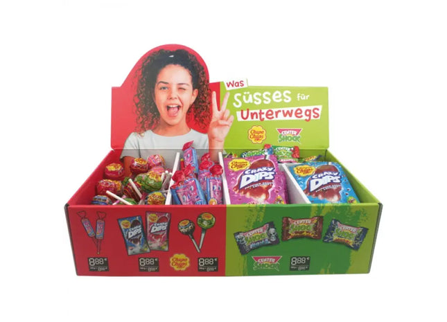 Chupa Chups Mixbox FUN, 161-teiliges Lutschersortiment, Vielfaltspackung TK Gruppe® Grosshandel 