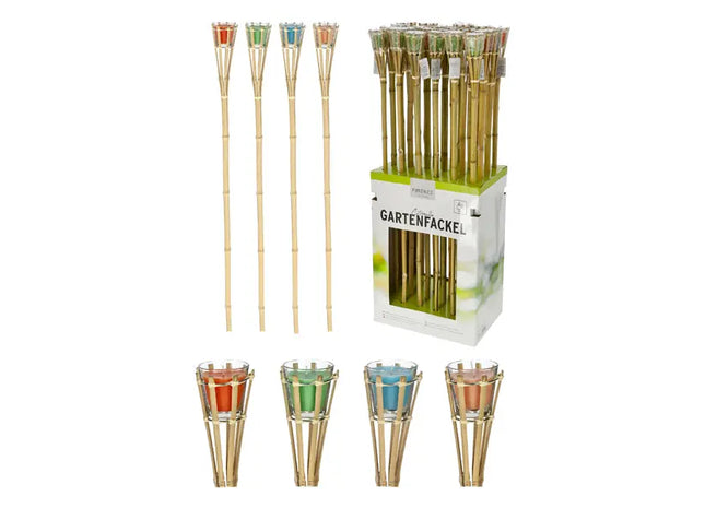 Citronella Gartenfackel, ca. 120cm – Effektiver Mückenschutz TK Gruppe® Grosshandel 