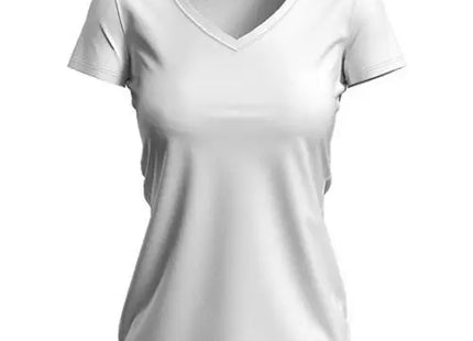 Claire V-Ausschnitt T-Shirt für Damen – Elegante Passform TK Gruppe® Grosshandel 