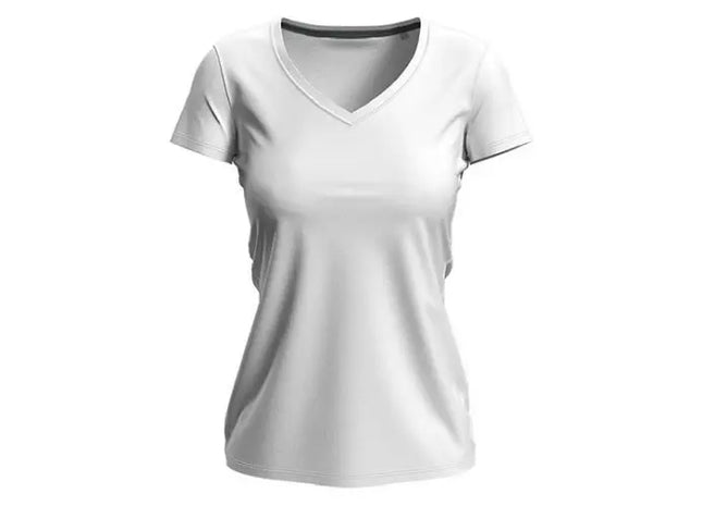 Claire V-Ausschnitt T-Shirt für Damen – Elegante Passform TK Gruppe® Grosshandel 