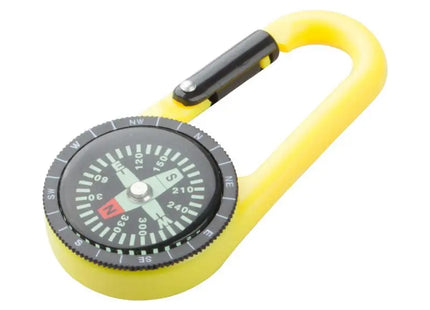 Clark Karabiner in Gelb-Schwarz – Robust & Auffällig, Ideal für Outdoor-Einsatz TK Gruppe® Grosshandel 