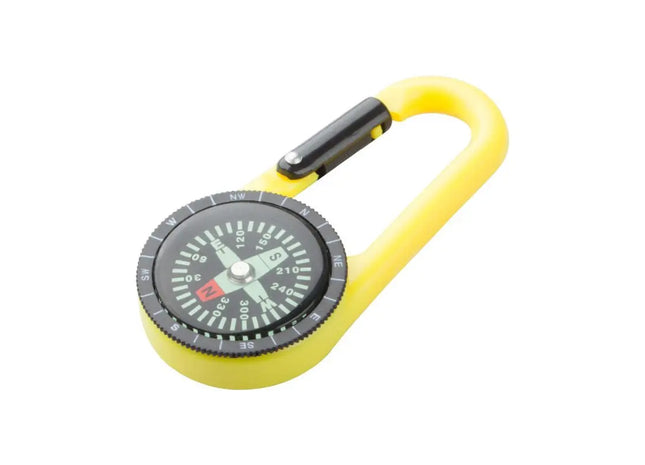 Clark Karabiner in Gelb-Schwarz – Robust & Auffällig, Ideal für Outdoor-Einsatz TK Gruppe® Grosshandel 