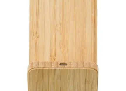 Claudie Kabelloses Ladegerät aus Bambus - Naturlook, Umweltfreundlich TK Gruppe® Grosshandel 
