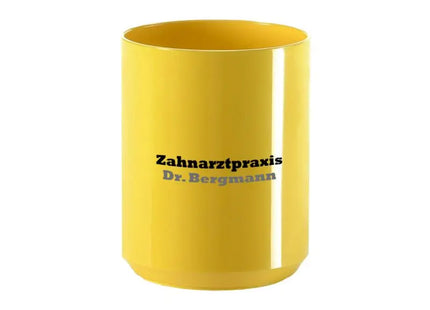 Clean Zahnputzbecher in Standard-Gelb – Stilvoll & Funktionell TK Gruppe® Grosshandel 