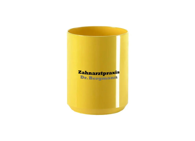 Clean Zahnputzbecher in Standard-Gelb – Stilvoll & Funktionell TK Gruppe® Grosshandel 