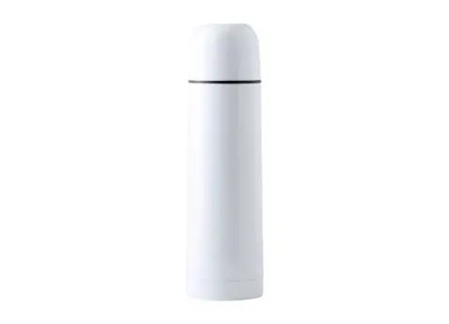 Cleikon Thermoskanne, Vakuumisoliert, 500 ml, Modernes Design - Reinweiß TK Gruppe® Grosshandel 