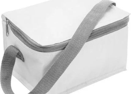 Cleo Weiße Polyester-Kühltasche: Stilvolles Kühlzubehör für Picknicks und Ausflüge TK Gruppe® Grosshandel 