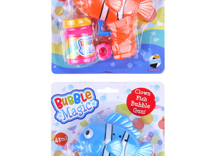 Clownfisch-Luftblasenpistole mit Reibungskraft und 43 ml Seifenblasenlösung – 2 Farben erhältlich TK Gruppe® Grosshandel 