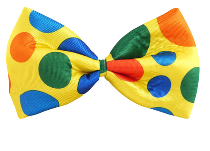 Clownfliege 24cm - Bunte Fliege Clown Kostümzubehör TK Gruppe® Grosshandel 